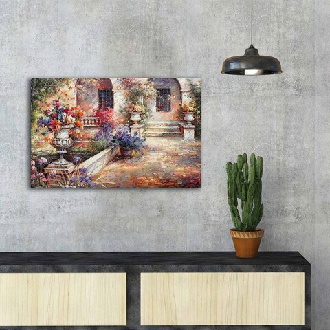 Tablou decorativ, famousart-018, canvas, dimensiune: 45 x 70 cm, multicolor
