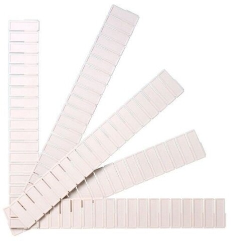 Organizator pentru sertar, Rayen, 10 x 49.5 cm, plastic, alb
