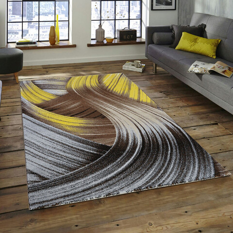 Covor, Sarı Rüzgar, 140x200 cm, Polipropilena, Maro / Galben