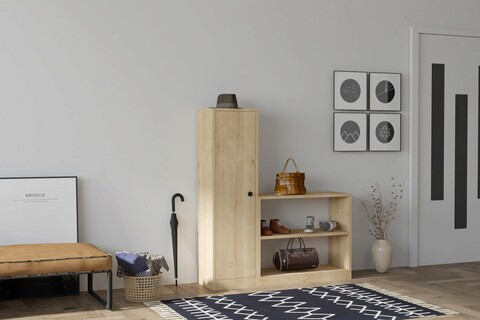 Pantofar, asse home, daisy, 100x120x29.6 cm, maro