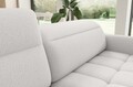 Coltar extensibil stanga 3 locuri ELTAP, LT-01ROY, Barea, 208x160x100 cm, lemn/poliester, alb