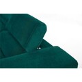 Coltar extensibil dreapta 5 locuri ELTAP, Edr-34, Eduardo, 337x205x88 cm, lemn/poliester, gri inchis