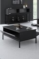 Masuta de cafea, Bexley, Lord, 90x40x60 cm, PAL, Antracit / Negru