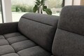 Coltar extensibil dreapta 3 locuri ELTAP, RT-05RAQ, Barea, 208x160x100 cm, lemn/poliester, gri inchis