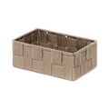 Organizator dulap, Compactor, Tex Medium, 18 x 12 x 7 cm, textil, maro