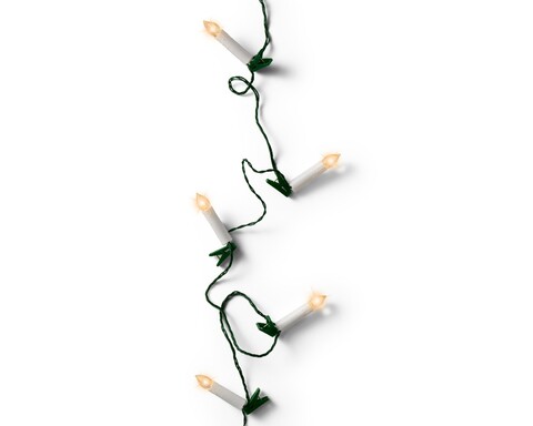 Instalatie Candle Lights, Lumineo, 725 cm, verde/alb 725