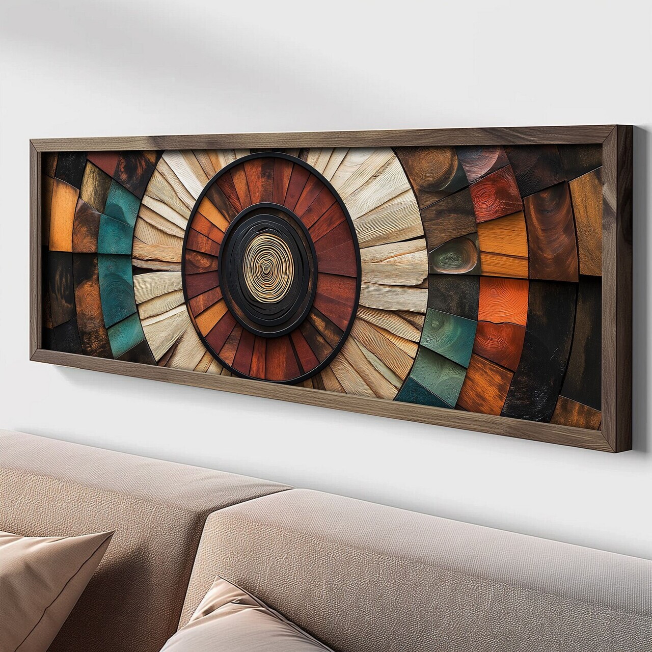 Tablou decorativ, LAC008-150, MDF, Lemn masiv, Multicolor