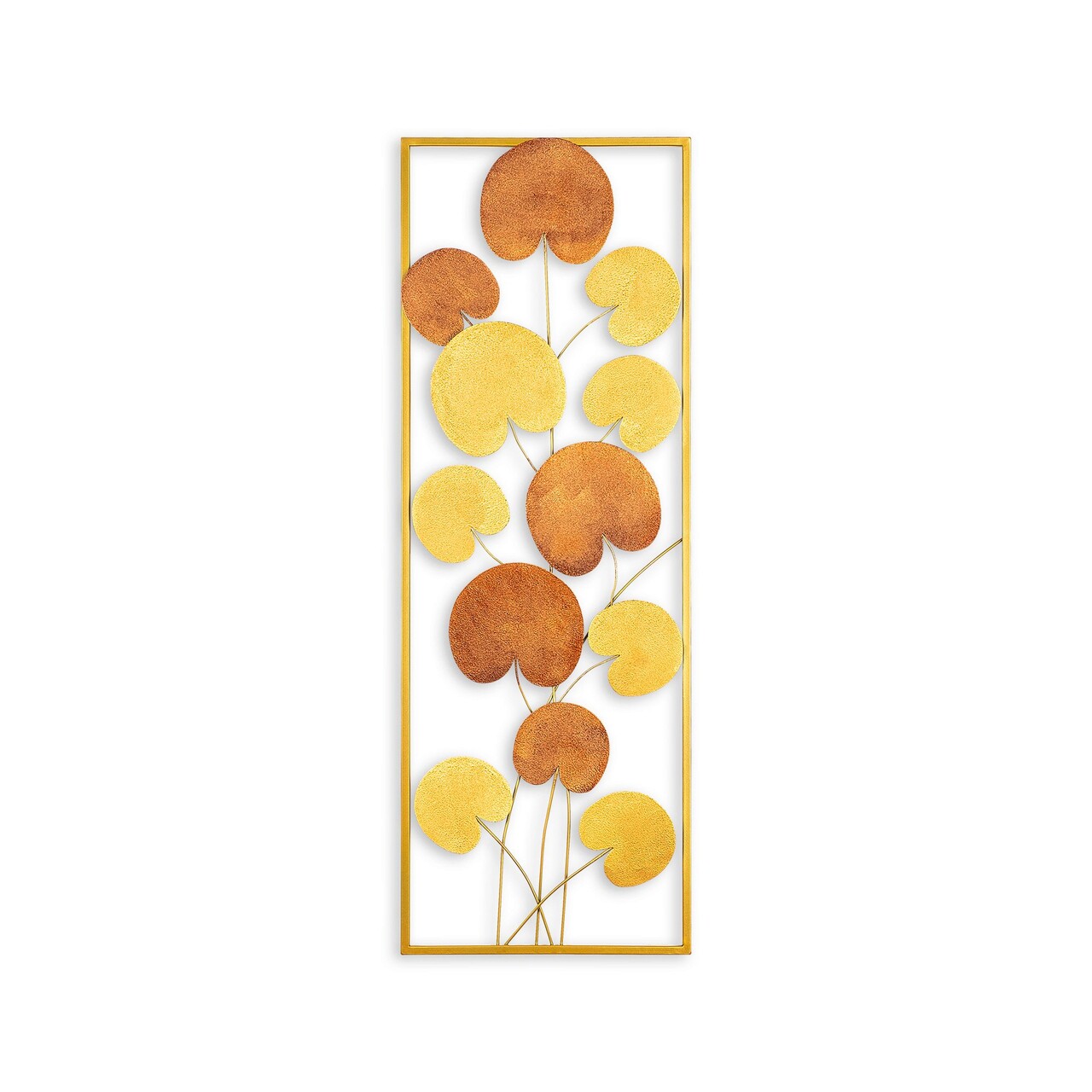 Decoratiune de perete, Catalpa, Dimensiune: 32 x 90 cm, Multicolor - imagine 5