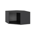 Dulap de perete, Minerva, Kale Corner, 74x45x54 cm, PAL, Antracit / Dore