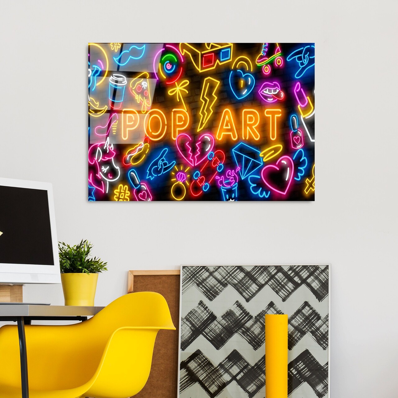 Tablou decorativ, UV-751 70 x 100, 70 x 100 cm, Multicolor - view 2