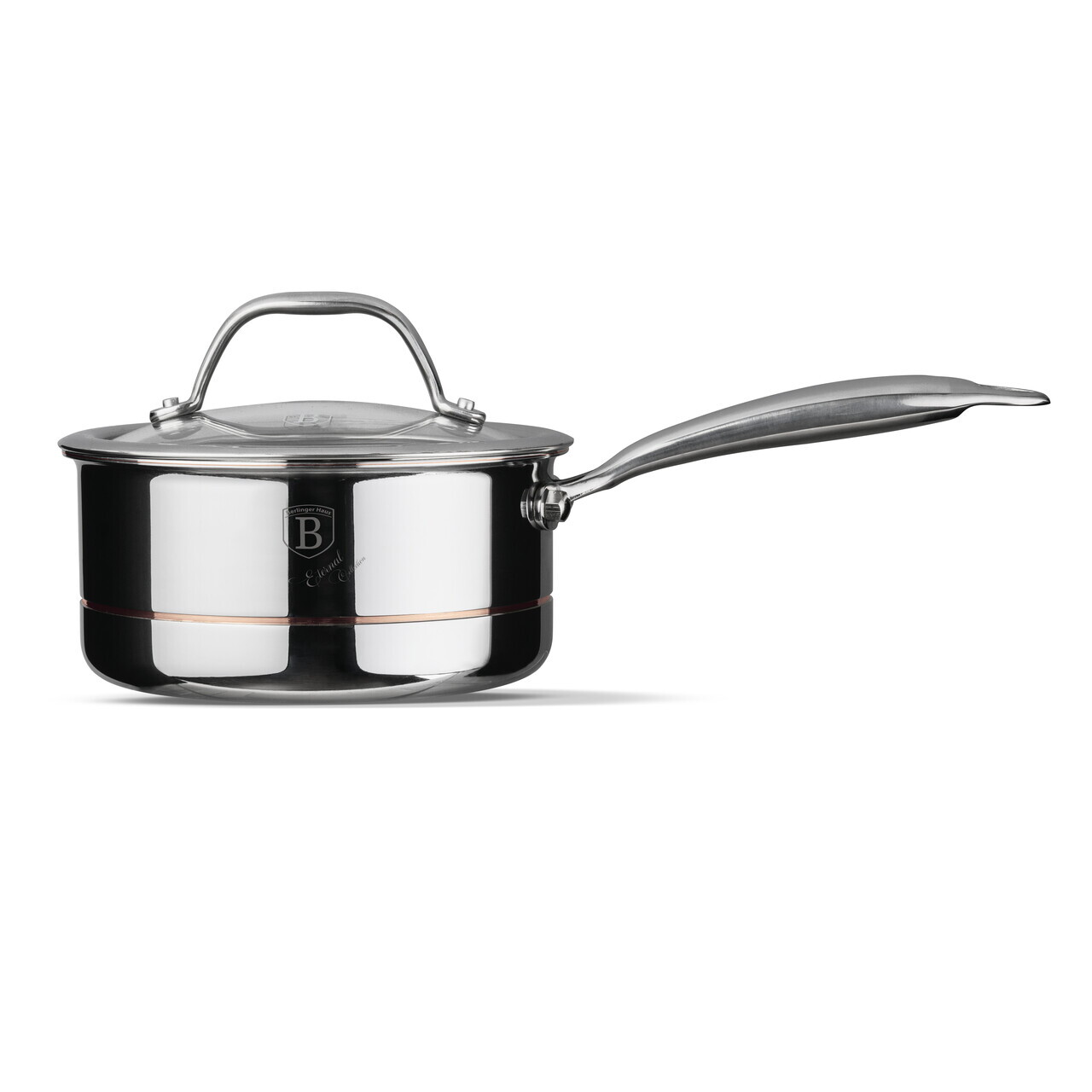 Cratita cu capac Berlinger Haus, Copper Touch, 16 cm, inox, argintiu - imagine 10