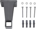 Suport de perete pentru paravan lateral Songmics, 13x8.2x9.2 cm, plastic PA66, gri