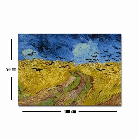 Tablou decorativ, 70100FAMOUSART-010, Canvas, 70 x 100 cm, Multicolor