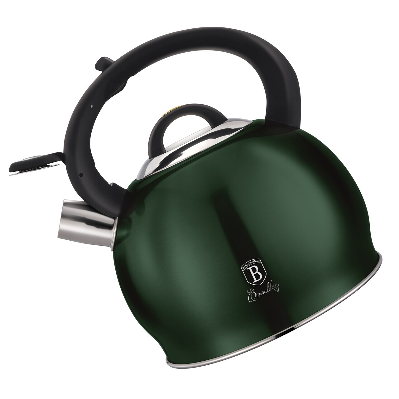 Ceainic Berlinger Haus, Emerald, 3 L, inox 18/10, verde/negru - imagine 3