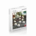 Set 12 lumanari LED tip pastile, Tealight Romandle, InnovaGoods, cu baterii, 70-75 h, Ø3.7 x 3.5 cm, alb