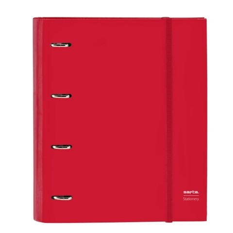 Biblioraft, safta, rojo, 27 x 32 x 3.5 cm, poliester, rosu