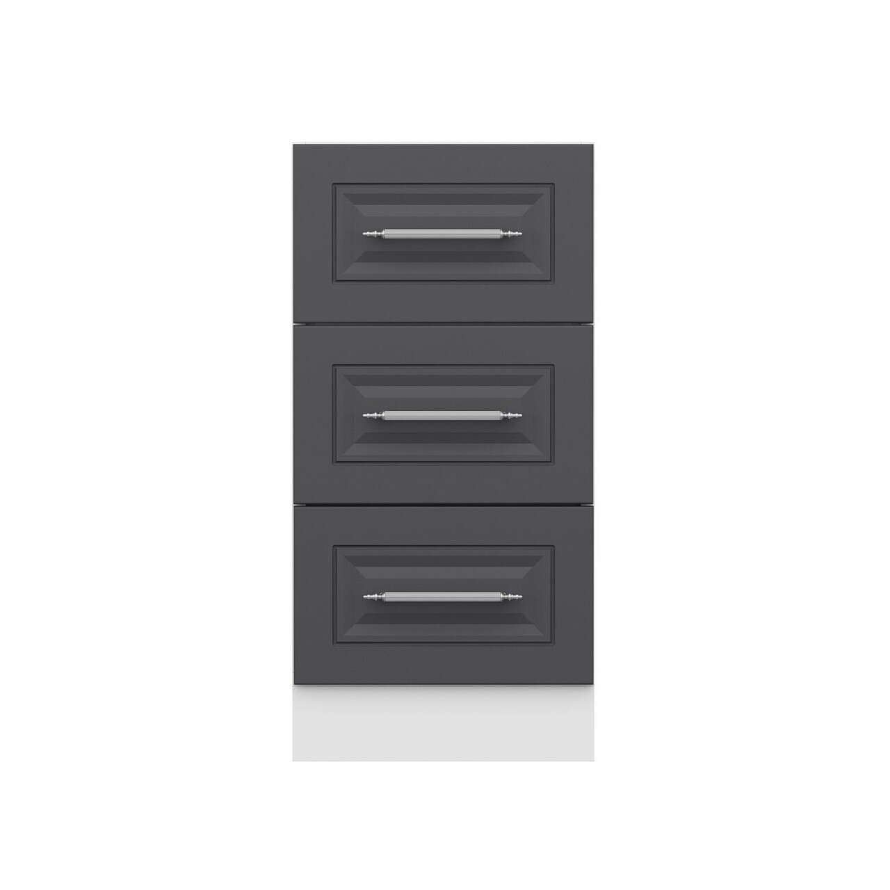 Dulap pentru bucatarie, Hanah Home, Minar, 40x87x58 cm, Alb / Antracit