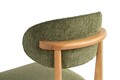Set scaune 2 piese, Wayland, Lionte, Verde / Stejar deschis