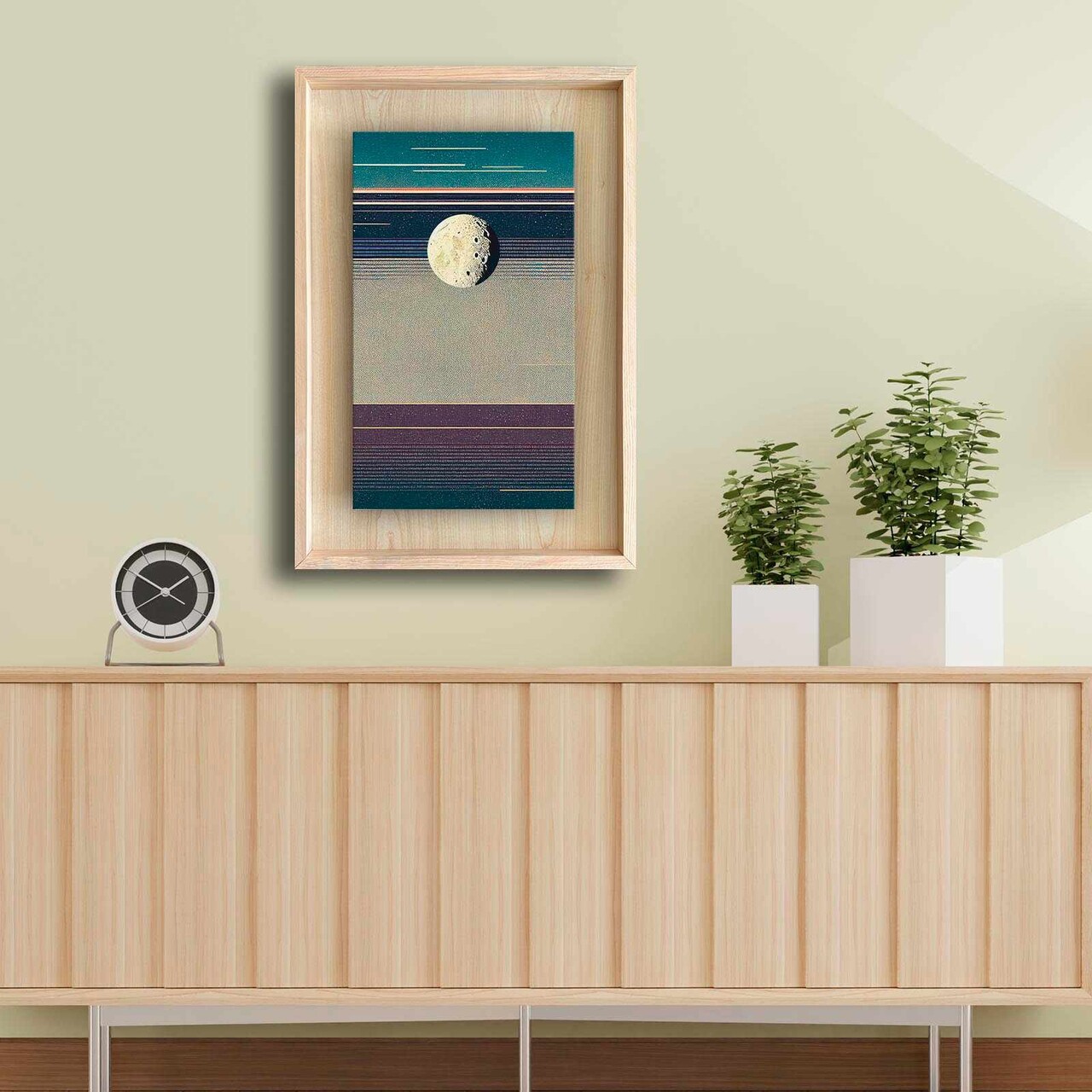 Tablou decorativ, Ahsakca, Fundal: 100% MDF de arțar (grosime: 2,7 mm) Vopsea: 100% MDF (grosime: 5 mm), Multicolor - view 2