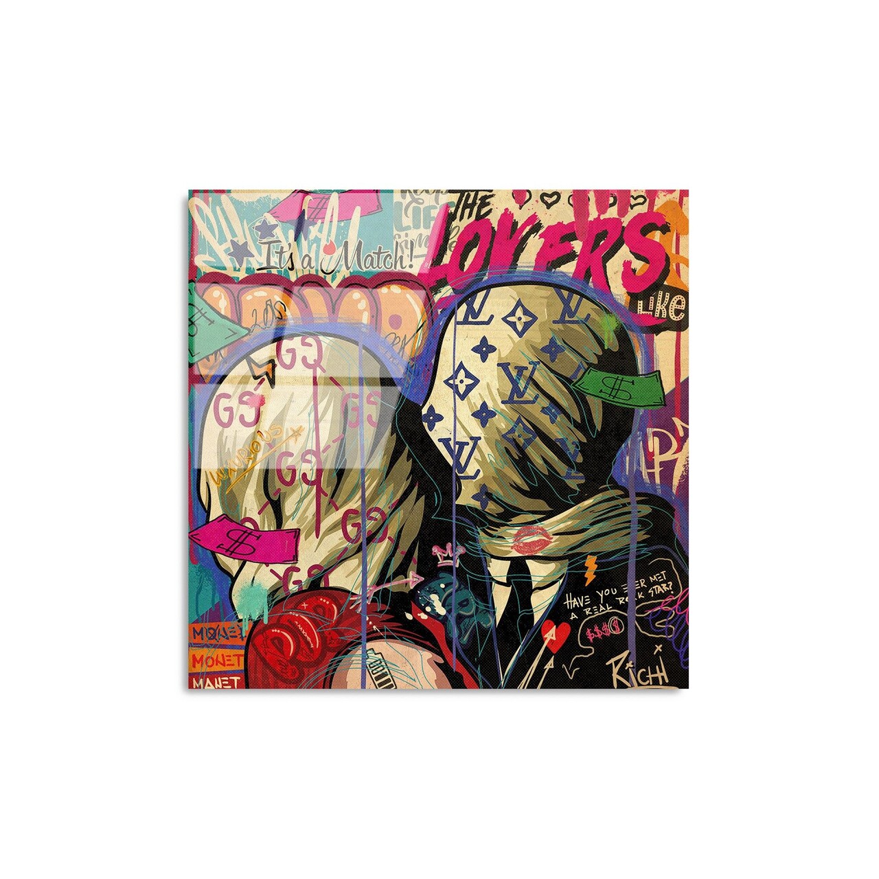 Tablou decorativ, UV-838, Dimensiune: 50 x 50 cm, Multicolor - view 6