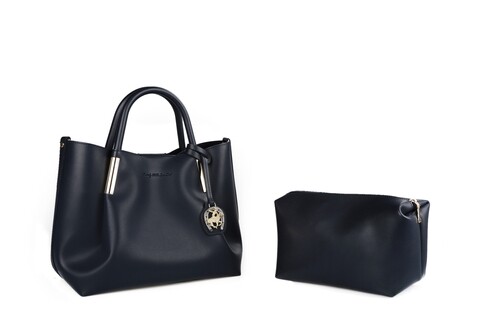 Geanta beverly hills polo club, 701, piele ecologica, bleumarin