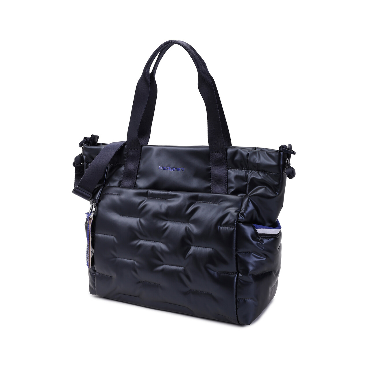Geanta Puffer, COCCON, Hedgren, 34x14x33 cm, poliester, bleumarin - 2 | YEO