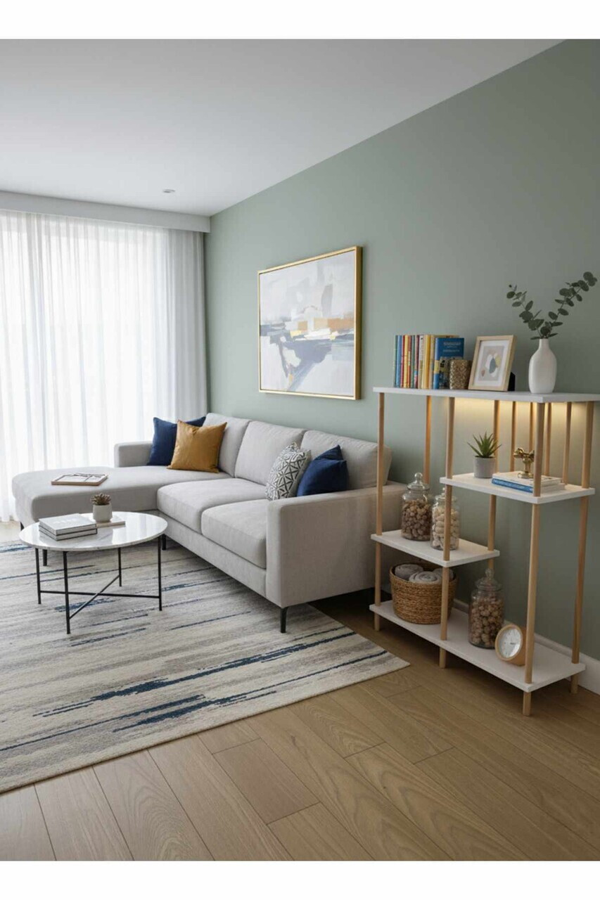 Corp biblioteca, Hanah Home, Peka220, 85x106x30 cm, PAL, Alb — imaginea 3