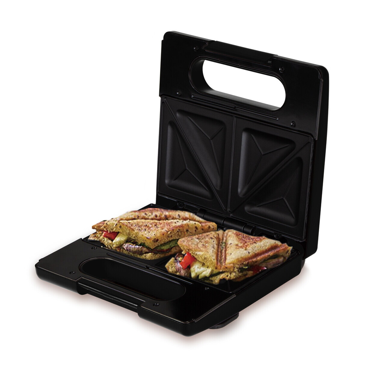 Sandwich maker 3 in 1 Berlinger Haus, Black Rose, 22.5x13 cm, aluminiu, negru - imagine 4