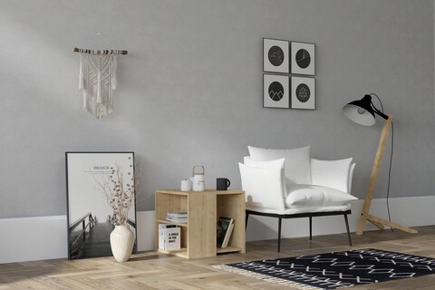 Masuta, asse home, marry, 50x50x50 cm, maro