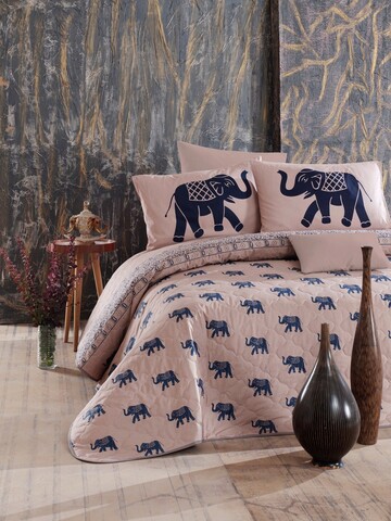 Set cuvertura Single 2 piese, Fil – Dark Blue, EnLora Home, Bumbac Ranforce Blue imagine 2022