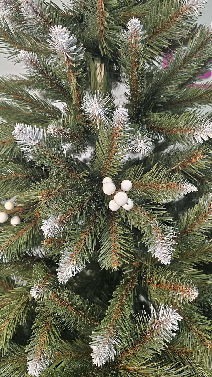 Brad artificial Christmas Deluxe by Sersimo, WhiteBerry, 2D, 220cm