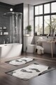 Set covorase de baie, Cartwright, CT-5393, Poliester, Multicolor