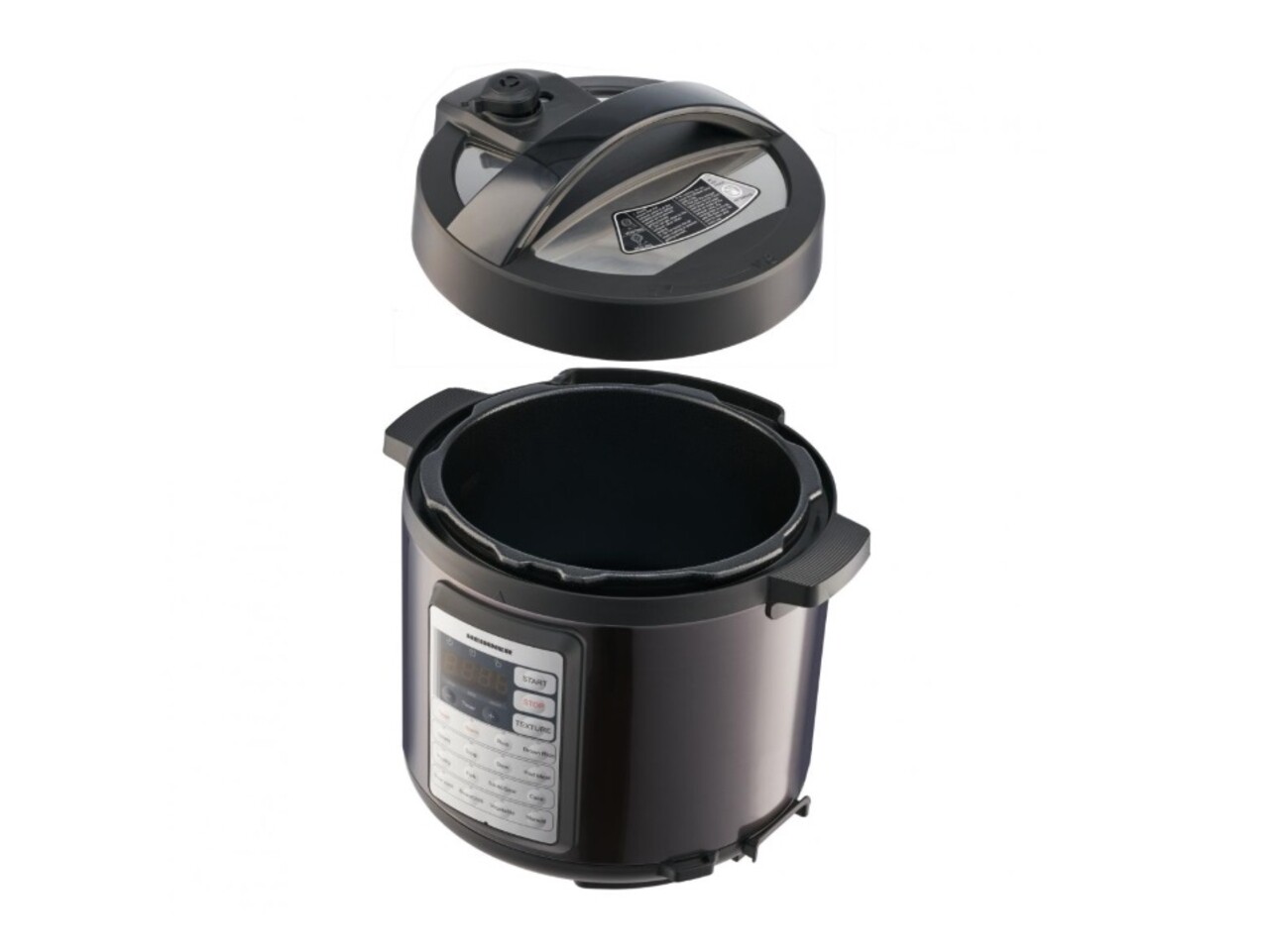 Oala electrica sub presiune Alacarte 38BK, Heinner, 1000W, 3.8L, 14 programe, negru - 2 | YEO