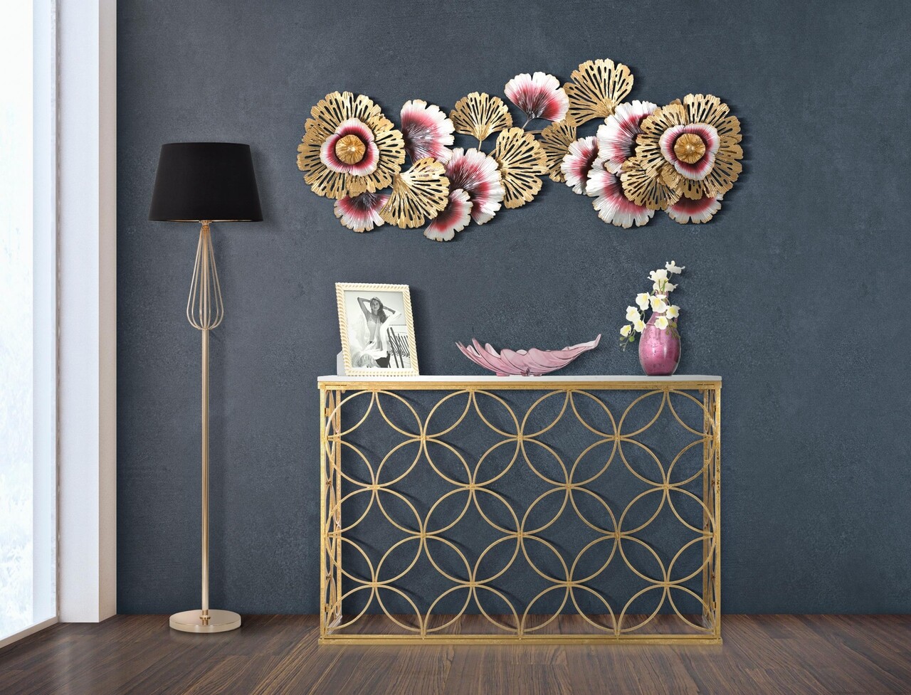 Decoratiune de perete Color -A, Mauro Ferretti, 130x54 cm, fier, multicolor - 1 | YEO