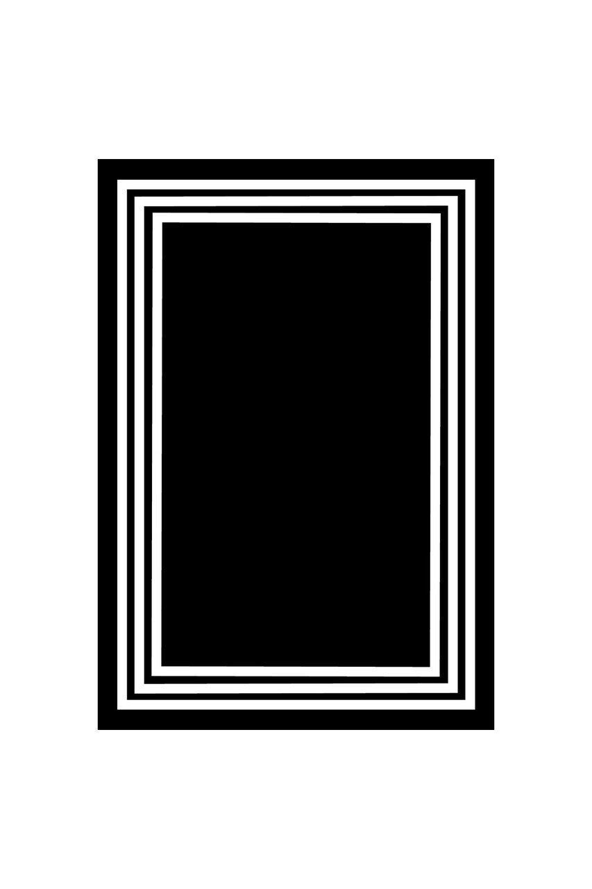 Covor, CLR-0000671-018, 160x250 cm, Poliester, Negru — imaginea 3