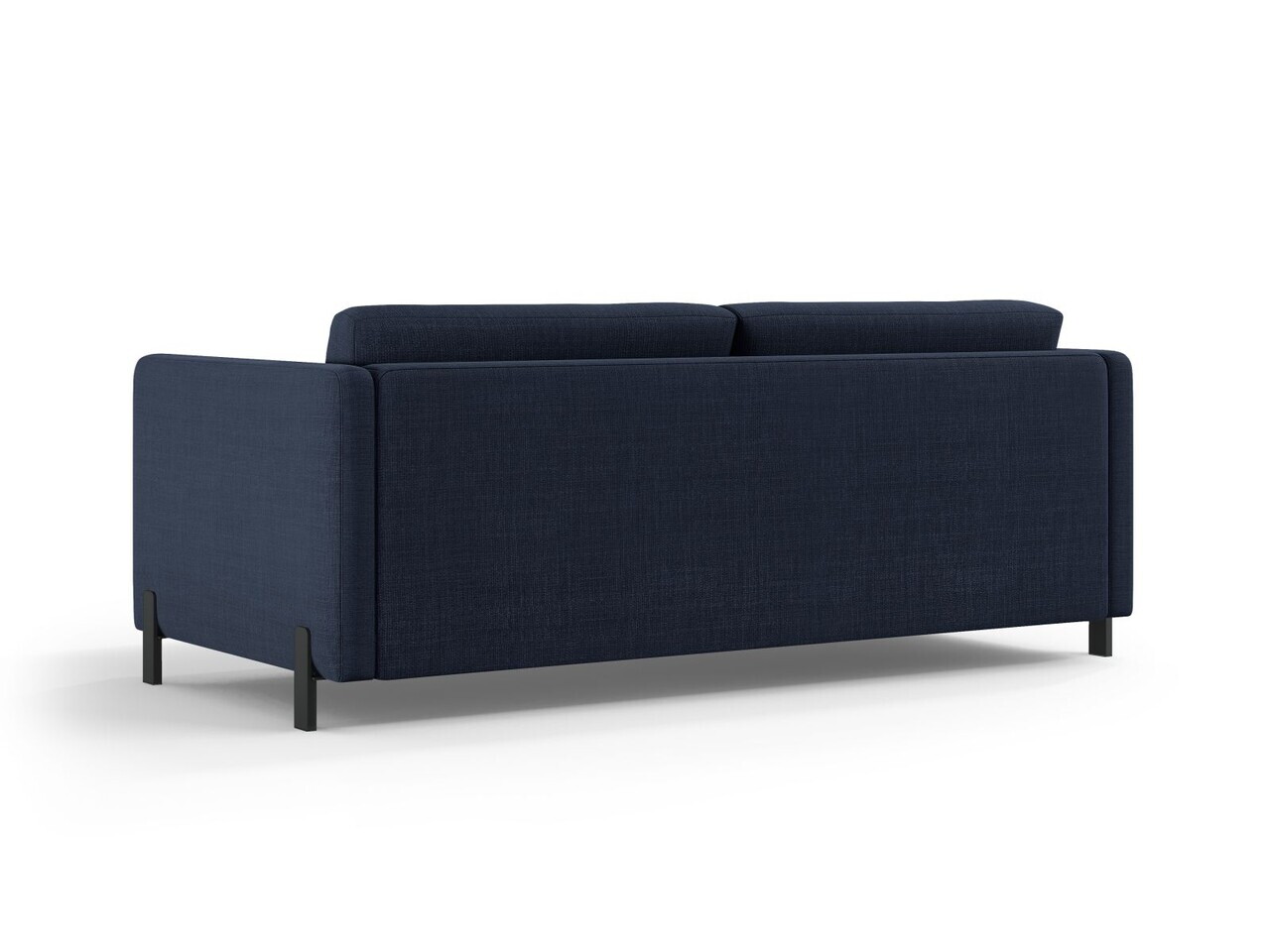 Canapea extensibila 3 locuri, Gloria, Micadoni Home, 206x102x88 cm, tesatura structurata, albastru — imaginea 5