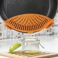 Strecuratoare detasabila pentru paste InnovaGoods, 22 x 6 x 8 cm, silicon, portocaliu