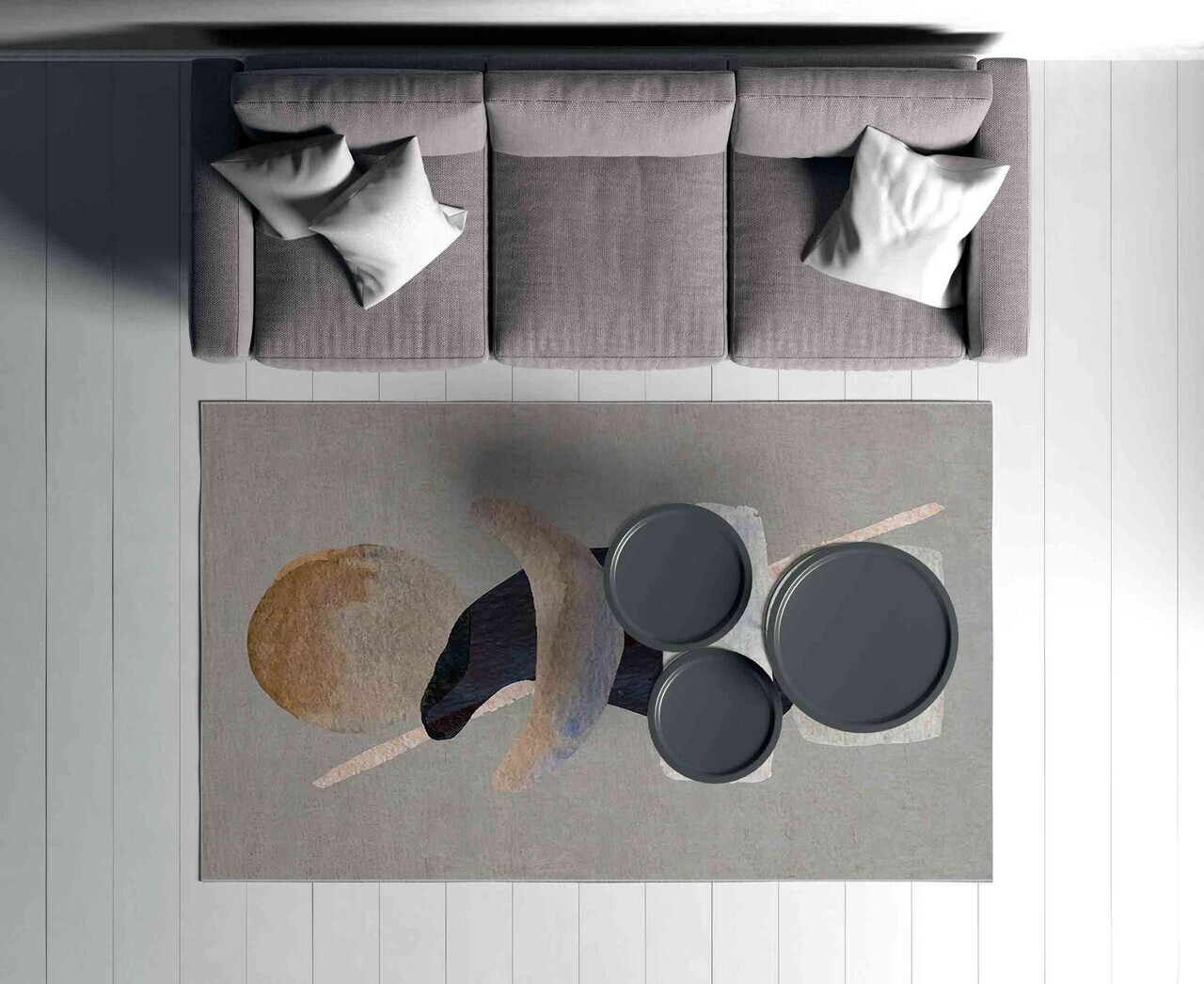 Covor, Shml21, 140x220 cm, Poliester, Multicolor — imaginea 4