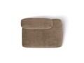 Modul dreapta pentru canapea, 2 locuri, Martina-212, Micadoni Home, 133x106x75 cm, velur, maro ghinda