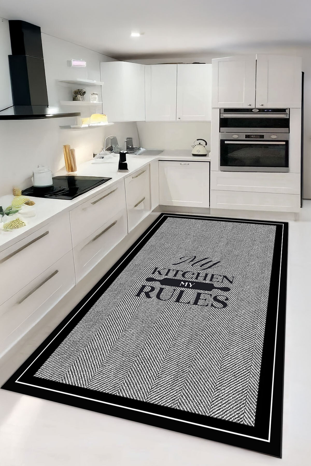 Covor, CLR-5104-M-36, 180x280 cm, Poliester, Gri