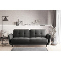 Canapea extensibila 3 locuri ELTAP, SO-BEL-05VER, Bellis, 220x90x83 cm, lemn/poliester, gri inchis