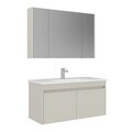 Set Dulap de Baie cu Chiuvetă și Oglindă (2 Piese), Hanah Home, Arno 100, Casmir