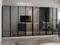Dulap pentru haine, Hanah Home, Nisa, 360x210x52 cm, Gresie