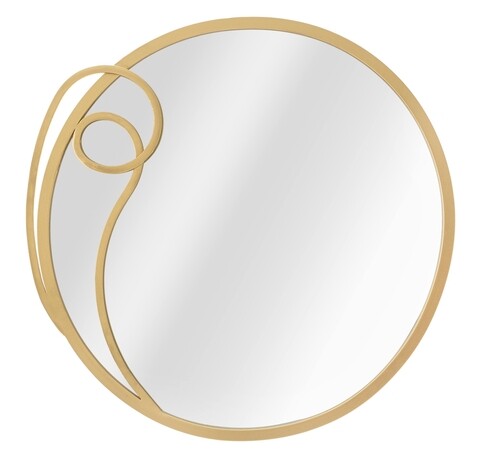 Oglinda decorativa warsaw, mauro ferretti, 72x71 cm, fier, auriu
