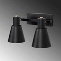 Aplica de perete, Fulgor, 942FLG2194, Metal, Negru