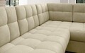 Coltar extensibil stanga 5 locuri ELTAP, LT-04MO, Blewett, 299x198x82 cm, lemn/poliester, bej