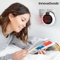 Incalzitor ceramic de priza cu telecomanda InnovaGoods, 600W, 14 cm