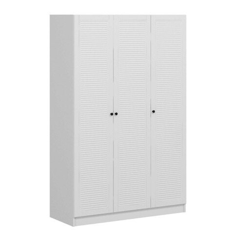 Dulap pentru haine, Minerva, Kale White, 135x210x52 cm, PAL, Alb