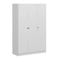 Dulap pentru haine, Minerva, Kale White, 135x210x52 cm, PAL, Alb