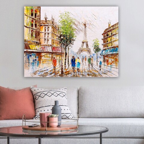 Tablou decorativ, 644686126_70100, canvas , cadru: 100% lemn (grosime: 3cm), multicolor